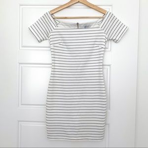 Lucy Paris Bardot Mini Dress